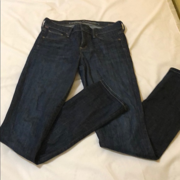 Citizens Elson mid-rise straight leg, dark jeans - Picture 6 of 7